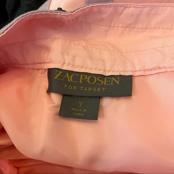 Zac Posen for Target Pink Flared Snap Circle Skirt - Picture 4 of 5